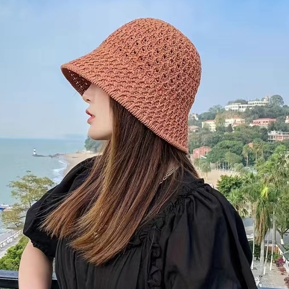 CROCHET ❤️🔥 BUCKET HAT NWT - Picture 2 of 8